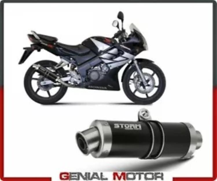 Mivv による触媒フルシステム ストーム オーバル ブラック イノックス ホンダ CBR 125 R 2011 2016 Catalyzed Full System Storm by Mivv Oval Black Inox Honda Cbr 125 R 2011 2016 【並行輸入品】|カスタムパーツ WORLD倉庫