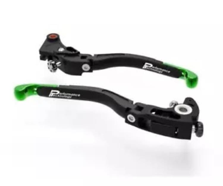 調整可能なブレーキ + クラッチレバー ブラック グリーン DBK BMW S1000RR 2010 2018- Adjustable brake + clutch lever black green DBK for BMW S1000RR 2010 2018- 【並行輸入品】