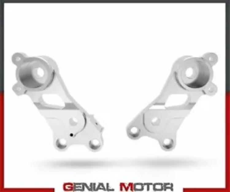 DUCABIKE PRSCRA02E シルバー フットレスト Ducati SCRAMBLER CAFE 800 2019 - 2020-用 DUCABIKE PRSCRA02E SILVER footrests for Ducati SCRAMBLER CAFE 800 2019 - 2020- 【並行輸入品】