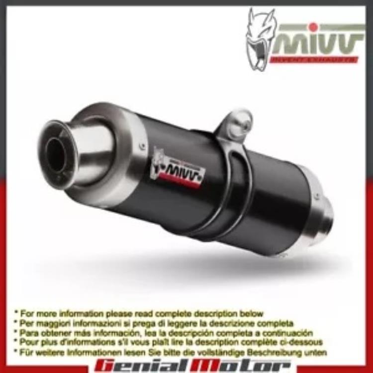 Mivv コンプリートエキゾースト GP ブラック ステンレススチール Ktm 200 Duke 2012 - 2014 用 Mivv Complete Exhaust GP Black Stainless Steel for Ktm 200 Duke 2012 - 2014 【並行輸入品】