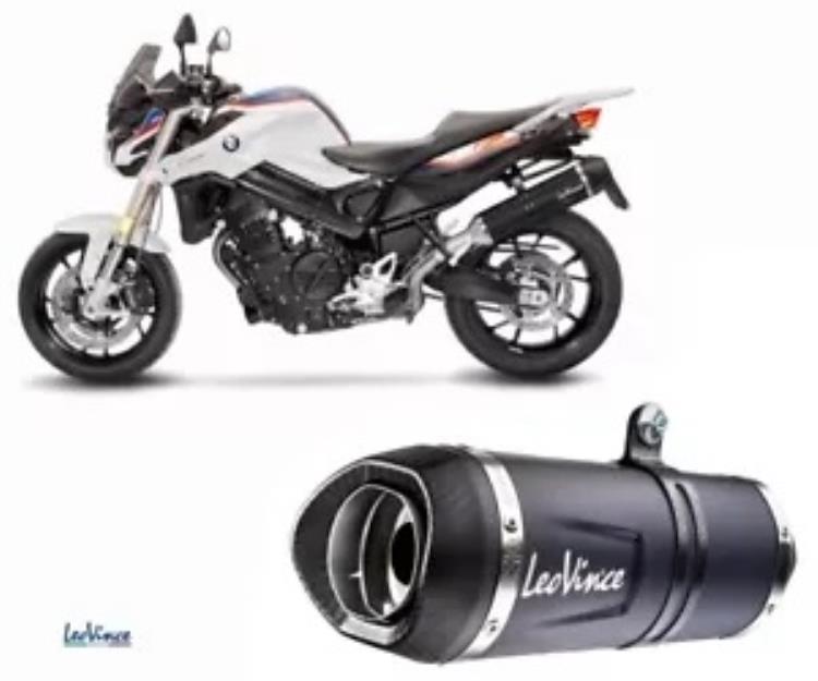 マフラー Leovince 公認 LE ONE BLACK  F 800 R/GT 2017 - 2020 Exhausts Leovince homologated LE ONE BLACK  F 800 R/GT 2017 - 2020 【並行輸入品】