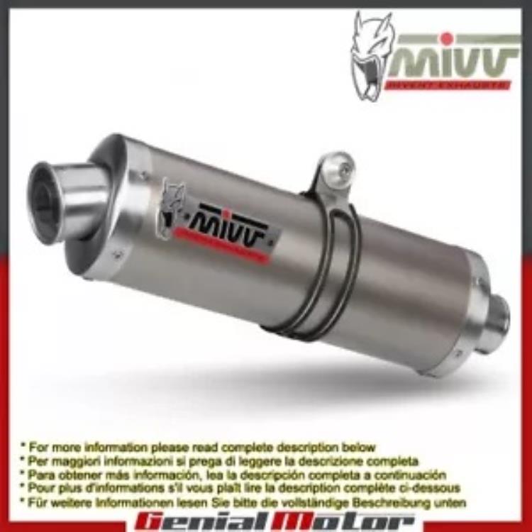 Mivv 排気マフラー オーバル チタン ホンダ ホーネット 600 1998 - 2000用 Mivv Exhaust Muffler Oval Titanium for Honda Hornet 600 1998 - 2000 【並行輸入品】