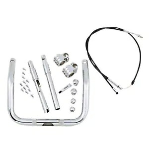 クロックワークス クローム クリップハンガー ハンドルバー KW05-01-0506-C Klock Werks Chrome Klip Hanger Handlebar KW05-01-0506-C 【並行輸入品】