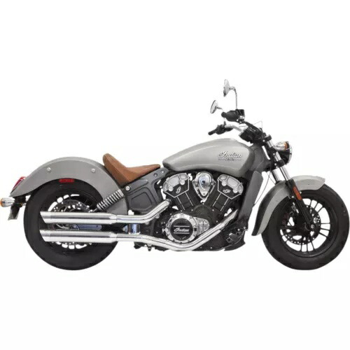 Bassani Manufacturing 3 インチマフラー - クローム - スカウト 8S17SC Bassani Manufacturing 3" Mufflers - Chrome - Scout 8S17SC 【並行輸入品】｜カスタムパーツ WORLD倉庫