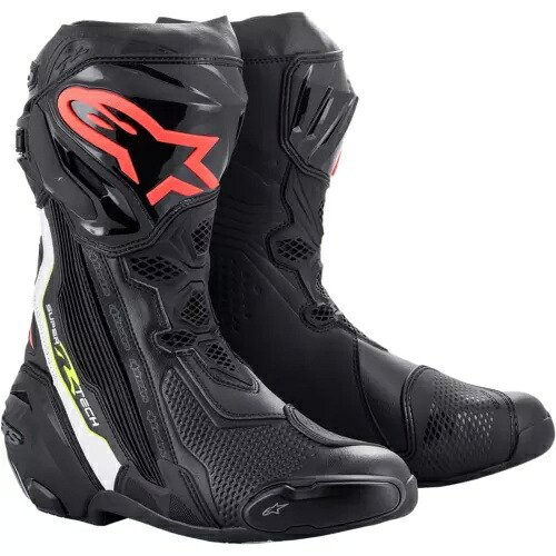 アルパインスターズ スーパーテック R ブーツ - ブラック/レッド - US 9.5 EU 44 2220021-1236-44 Alpinestars Supertech R Boots - Black/Red - US 9.5 EU 44 2220021-1236-44 【並行輸入品】|カスタムパーツ WORLD倉庫