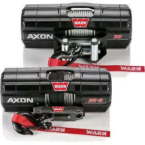 Warn Axon 3500 合成ロープ ウインチ 101130 Warn Axon 3500 Synthetic Rope Winch 101130 【並行輸入品】｜カスタムパーツ WORLD倉庫