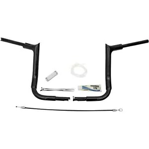 Fat Baggers ハンドルバー キット - ポインテッド トップ - 12 インチ - ブラック 809112-B Fat Baggers Handlebar Kit - Pointed Top - 12" - Black 809112-B 【並行輸入品】|カスタムパーツ WORLD倉庫