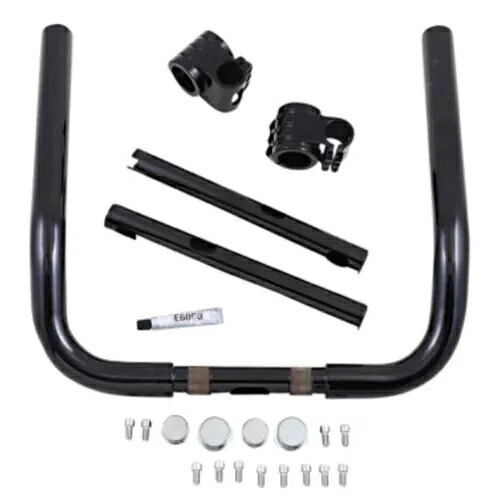 クロックワークス ブラック クリップハンガー ハンドルバー KW05-01-8005-B Klock Werks Black Klip Hanger Handlebar KW05-01-8005-B 【並行輸入品】