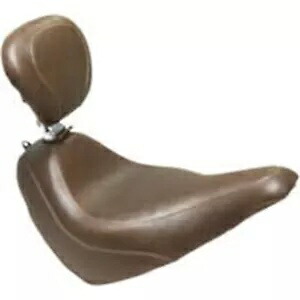 Mustang Motorcycle Products ワイド トリッパー シート - 運転席バックレスト - ブラウン 83049 Mustang Motorcycle Products Wide Tripper Seat - Driver's Backrest - Brown 83049 【並行輸入品】