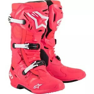 アルパインスターズ テック 10 ブーツ - ディーバ ピンク/ホワイト - US 13 2010020-3812-13 Alpinestars Tech 10 Boots - Diva Pink/White - US 13 2010020-3812-13 【並行輸入品】