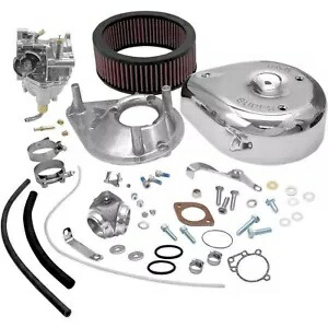S&S サイクル スーパー E キャブレター キット 79-84 ショベルヘッド 11-0411 S&S Cycle Super E Carburetor Kit for '79-84 Shovelhead 11-0411 【並行輸入品】
