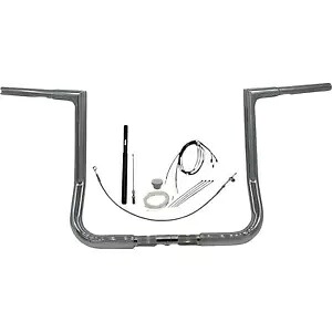 Fat Baggers ハンドルバー キット - フラット トップ - 14 インチ - クロム 719014 Fat Baggers Handlebar Kit - Flat Top - 14\
