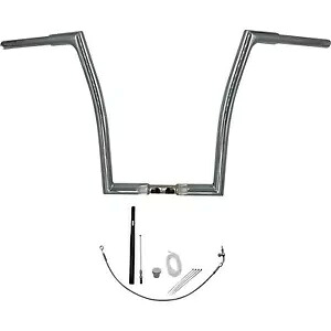 Fat Baggers ハンドルバー キット - フラット トップ - 16 インチ - クロム 719916 Fat Baggers Handlebar Kit - Flat Top - 16\