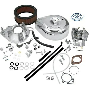 S&S サイクル スーパー E キャブレターキット マニホールドなし '93-99 11-0442 S&S Cycle Super E Carburetor Kit without Manifold '93-99 11-0442 【並行輸入品】｜カスタムパーツ WORLD倉庫
