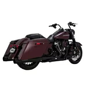 Vance And Hines Torquer マフラー - ブラック - 4.5 インチ - FL 46674 Vance And Hines Torquer Mufflers - Black - 4.5\