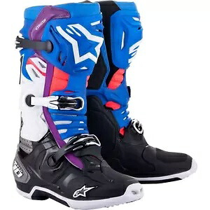 Tech 10 Supervented オートバイ ブーツ - ブルー/ブラック/ホワイト - US 12 2010520-1792-12 Tech 10 Supervented Motorcycle Boots - Blue/Black/White - US 12 2010520-1792-12 【並行輸入品】