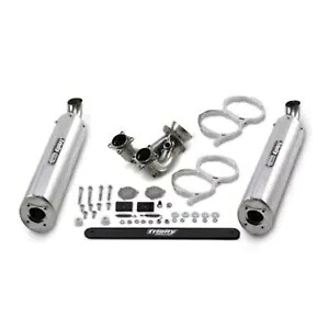 Trinity Racing エキゾースト - ブラッシュアルミニウム TR-4118S Trinity Racing Exhaust - Brushed Aluminum TR-4118S 【並行輸入品】|カスタムパーツ WORLD倉庫