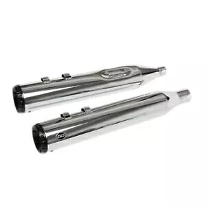 S AND S CYCLE M8 FL GNX 4.5 インチ マフラー - クローム 550-0991 S AND S CYCLE M8 FL GNX 4.5\
