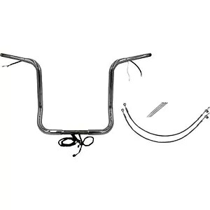 Fat Baggers ハンドルバー キット - ラウンドトップ - 16 インチ - クロム 901516 Fat Baggers Handlebar Kit - Rounded Top - 16" - Chrome 901516 【並行輸入品】|カスタムパーツ WORLD倉庫