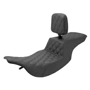 ツアーステップアップシート - ライダーバックレスト - フル格子ステッチ FL '97-'07 897-07-195BR Tour Step Up Seat - Rider Backrest - Full Lattice Stitch FL '97-'07 897-07-195BR 【並行輸入品】|カスタムパーツ WORLD倉庫