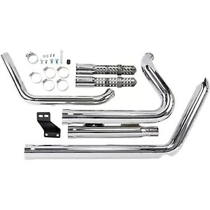 コブラ 909 エキゾースト - ブラック - '12-'17 ソフテイル 6711B Cobra 909 Exhaust - Black - '12-'17 Softail 6711B 【並行輸入品】