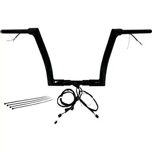 Fat Baggers ハンドルバー キット - フラット トップ - 12 インチ - ブラック 612912-B Fat Baggers Handlebar Kit - Flat Top - 12" - Black 612912-B 【並行輸入品】｜カスタムパーツ WORLD倉庫
