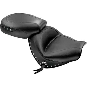 Mustang Motorcycle Products 2 ピース ワイド シート - スタッズ付き - VTX1300C 76190 Mustang Motorcycle Products 2-Piece Wide Seat - Studded - VTX1300C 76190 【並行輸入品】|カスタムパーツ WORLD倉庫