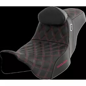 プロ シリーズ SDC パフォーマンス シート - 背もたれ付き - ワインベリー ステッチ SC80807WINRT Pro Series SDC Performance Seat - with Backrest - Wine Berry Stitch SC80807WINRT 【並行輸入品】