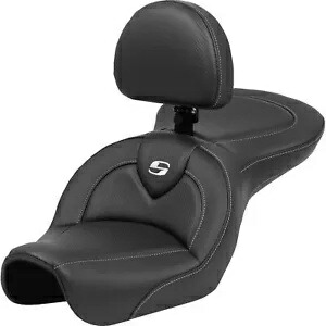 Roadsofa? シート - カーボンファイバー - ブラックステッチ - 背もたれ付き 804-04-185BR Roadsofa? Seat - Carbon Fiber - Black Stitch - with Backrest 804-04-185BR 【並行輸入品】