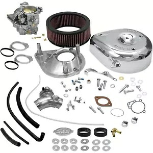 S&S サイクル スーパー E キャブレターキット 84-91 ビッグツイン V-2 11-0407 S&S Cycle Super E Carburetor Kit for '84-91 Big Twin V-2 11-0407 【並行輸入品】