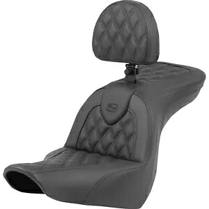 Roadsofa? シート - 格子ステッチ - 背もたれ付き - FXLR/FLSB '18-'23 818-29-182BR Roadsofa? Seat - Lattice Stitch - with Backrest - FXLR/FLSB '18-'23 818-29-182BR 【並行輸入品】