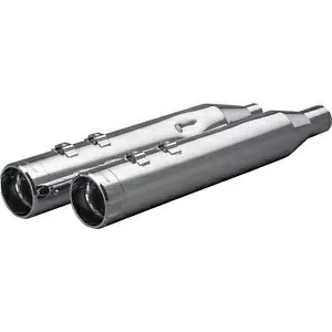 Khrome Werks HP-Plus 4-1/2 インチ スリップオン マフラー - クローム クラシック チップ 202925 Khrome Werks HP-Plus 4-1/2\