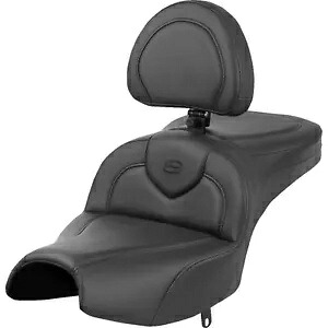 Roadsofa? シート - 背もたれ付き - インディアン パシュート '22-'24 用 ブラック I22-02-187BR Roadsofa? Seat - With Backrest - Black for Indian Pursuit '22-'24 I22-02-187BR 【並行輸入品】|カスタムパーツ WORLD倉庫