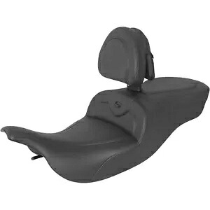 SADDLEMEN RoadSofa? シート - 背もたれ付き - ブラック W/ブラック ステッチ 897-07-187BR SADDLEMEN RoadSofa? Seat - With Backrest - Black W/Black Stitching 897-07-187BR 【並行輸入品】