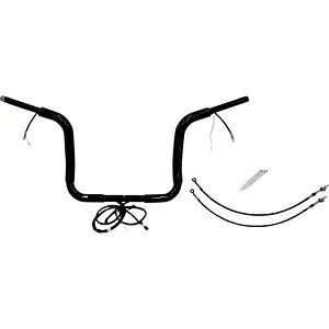 Fat Baggers ハンドルバー キット - ポインテッド トップ - 12 インチ - ブラック 802512-B Fat Baggers Handlebar Kit - Pointed Top - 12" - Black 802512-B 【並行輸入品】｜カスタムパーツ WORLD倉庫 120,450円