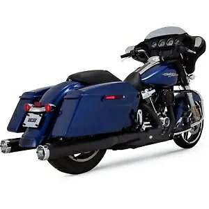 Vance And Hines モンスター ラウンド マフラー - ブラック - FL 46780 Vance And Hines Monster Round Muffler - Black - FL 46780 【並行輸入品】｜カスタムパーツ WORLD倉庫