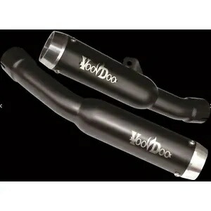 Voodoo Mini Meg Shorty デュアル マフラー - ブラック VMMEZX14L2B Voodoo Mini Meg Shorty Dual Mufflers - Black VMMEZX14L2B 【並行輸入品】