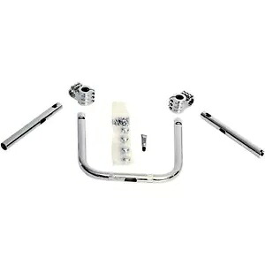 Klock Works クローム 10インチ クリップハンガー ハンドルバー KW05-01-0344 Klock Werks Chrome 10\