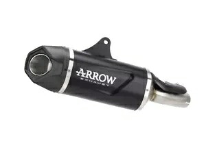 エキゾーストマフラー Arrow Indy-Race EVO アルミ ダークカーボン ヤマハ テネレ 700 2021 2024 Exhaust Muffler Arrow Indy-Race EVO Alum Dark Carbon YAMAHA TENERE 700 2021 2024 【並行輸入品】