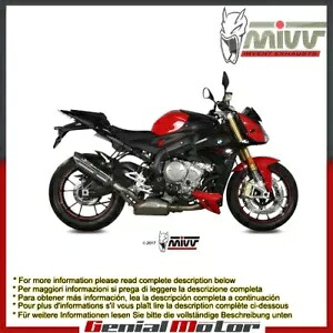 Mivv 排気マフラー Suono ブラック ステンレス鋼 Bmw S 1000 R 2017 - 2018用 Mivv Exhaust Muffler Suono Black Stainless Steel for Bmw S 1000 R 2017 - 2018 【並行輸入品】｜カスタムパーツ WORLD倉庫