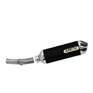 エキゾースト アロー承認 アルミ ブラック F スチール ホンダ CB500F 2019 - 2020 Exhaust Arrow Approved Alu Black F Steel Honda CB500F 2019 - 2020 【並行輸入品】