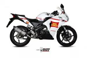 Mivv コンプリートエキゾースト Suono ステンレススチール ホンダ CBR 125 R 2011 - 2016用 Mivv Complete Exhaust Suono Stainless Steel for Honda Cbr 125 R 2011 - 2016 【並行輸入品】
