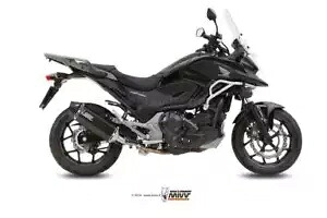 Mivv 排気マフラー スピードエッジ ブラックスチール ホンダ Nc 750 S X 2014 - 2015用 Mivv Exhaust Muffler Speed Edge Black Steel for Honda Nc 750 S X 2014 - 2015 【並行輸入品】