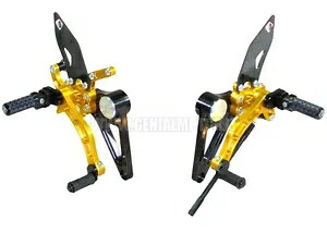 DUCABIKE PRM01DB パイロット アジャスタブル リアセット ブラック/ゴールド DUCABIKE PRM01DB PILOT AJUSTABLE REARSET BLACK/GOLD 【並行輸入品】｜カスタムパーツ WORLD倉庫