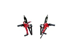 調節可能なリアセット ブラック レッド Ducabike ドゥカティ モンスター S4r 2003 - 2008用 Adjustable Rearset Black Red Ducabike For Ducati Monster S4r 2003 - 2008 【並行輸入品】|カスタムパーツ WORLD倉庫