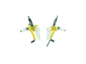調節可能なリアセット シルバー ゴールド Ducabike ドゥカティ モンスター S2r 2005 - 2007 用 Adjustable Rearset Silver-gold Ducabike For Ducati Monster S2r 2005 - 2007 【並行輸入品】|カスタムパーツ WORLD倉庫