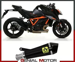 アロー X-KONE ダークニクロム エキゾーストマフラー カーボンエンド KTM 1290 SUPER DUKE R 2020 Arrow X-KONE Dark Nichrom Exhaust Muffler Carbon end KTM 1290 SUPER DUKE R 2020 【並行輸入品】