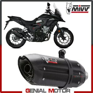 Mivv 排気マフラー Suono ブラックイノックス ブラックキャット ホンダ CB 500 X 2017 - 2019用 Mivv Exhaust Muffler Suono Black Inox black kat for HONDA CB 500 X 2017 - 2019 【並行輸入品】