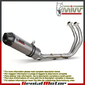 Mivv コンプリート エキゾースト オーバル チタン カーボン キャップ ヤマハ トレーサー 700 2016 - 2018 Mivv Complete Exhaust Oval Titanium Carbon Cap Yamaha Tracer 700 2016 - 2018 【並行輸入品】
