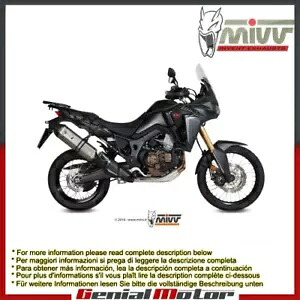 Mivv 排気マフラー スピードエッジ ホンダ CRF 1000 L Africa Twin 2016 - 2018用 Mivv Exhaust Muffler Speed Edge for Honda Crf 1000 L Africa Twin 2016 - 2018 【並行輸入品】